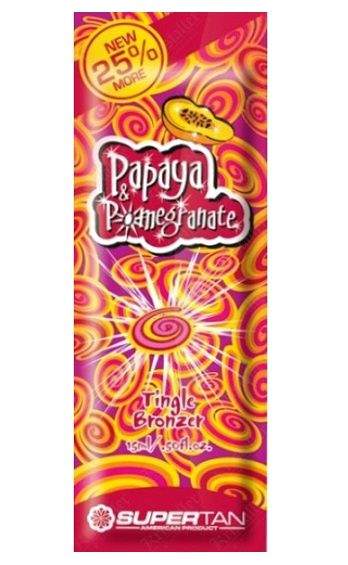 Крем для солярия Papaya & Pomegranate
