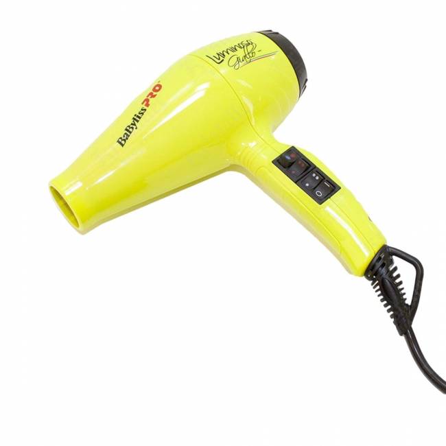 Профессиональный фен BaByliss Pro Luminoso Giallo Ionic 2100W Профессиональный фен BaByliss Pro Luminoso Giallo Ionic 2100W