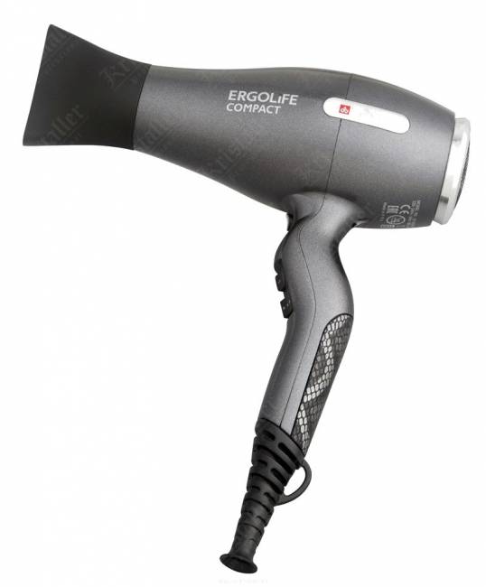Профессиональный фен 2000 Вт ErgoLife Compact DEWAL 03-002 Grafit Профессиональный фен 2000 Вт ErgoLife Compact DEWAL 03-002 Grafit
