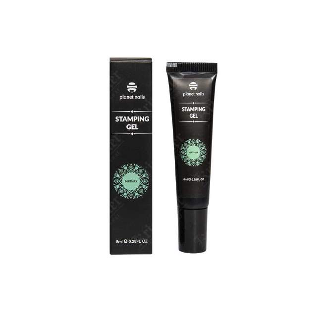 Гель-краска Planet Nails Stamping Gel мятная, 8ml Гель-краска Planet Nails Stamping Gel мятная, 8ml