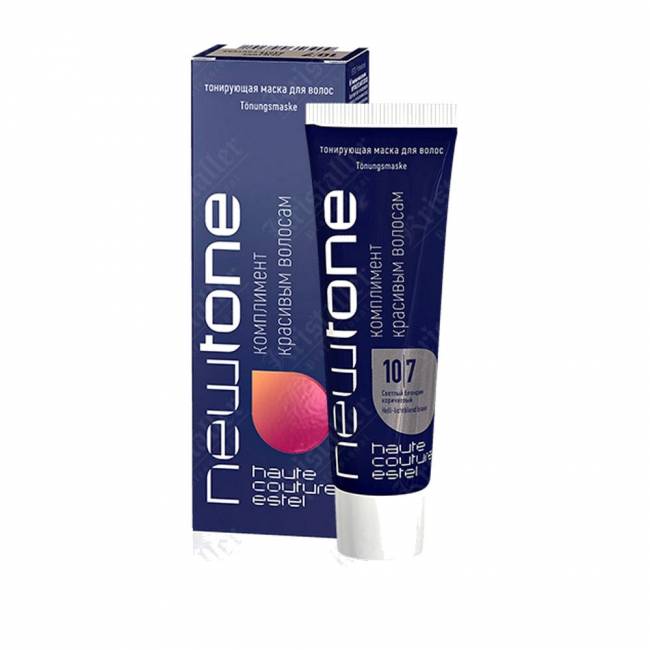 Тонирующая маска для волос NEWTONE ESTEL 10/7 Светлый блондин коричневый (60 мл) Тонирующая маска для волос NEWTONE ESTEL 10/7 Светлый блондин коричневый (60 мл)