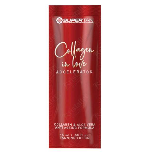 Омолаживающий ускоритель загара с коллагеном и маслом гардении Collagen in love, 15 мл.