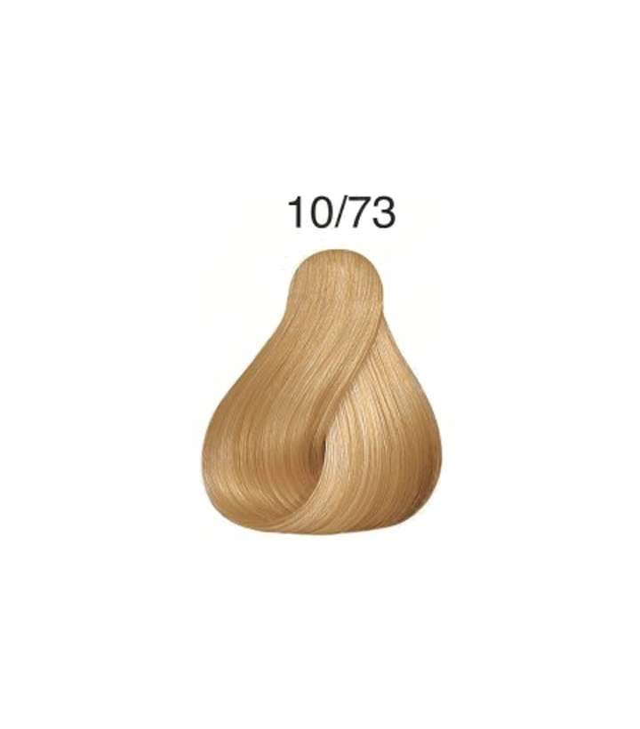 Краска для волос светлый блонд коричнево-золотистый 8 73 wella koleston